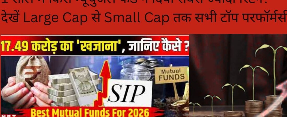 Best Equity Mutual Funds in India: 1 साल में किस इक्विटी म्यूचुअल फंड ने किया सबसे दमदार प्रदर्शन? Large Cap से Small Cap तक सभी कैटेगरी के टॉप परफॉर्मर्स की पूरी रिपोर्ट